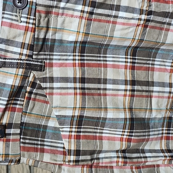Croft And Barrow Plaid Bermuda Shorts Sz 14 - Picture 3 of 11